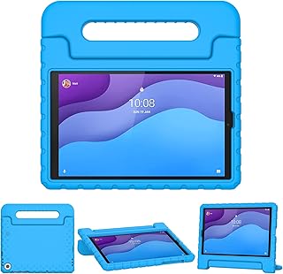 Kids Case for Lenovo Tab M10 HD 2nd Gen 10.1 Inch 2020 Released(TB-X306X/TB-X306F), Kid-Friendly Shockproof Lightweight EVA Handle Stand Cover for Lenovo Tab M10 HD 2nd Gen 10.1", Blue