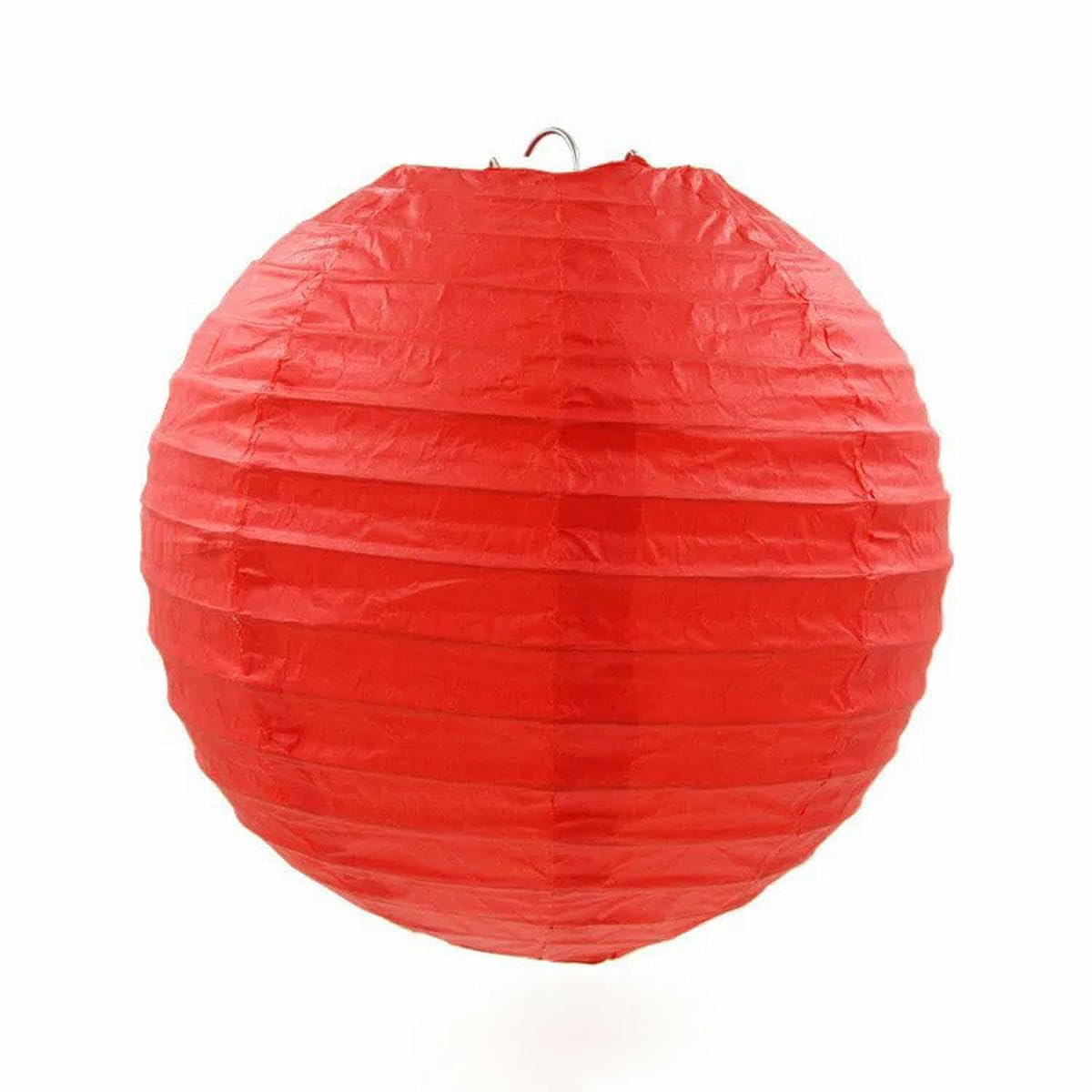 Round Paper Lanterns, Round Hanging Paper Lanterns Multicolor 10-40cm(Red,40cm(16inch))