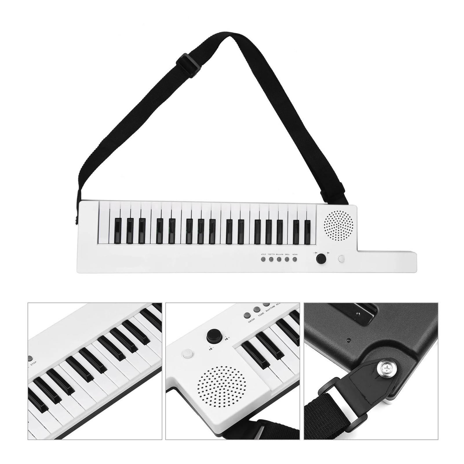klawiatura elektroniczna Gitara Pianino Elektroniczne Z Mini Fortepianem Instrumenty Klawiszowe 37-klawiszowe Pianino Elektroniczne