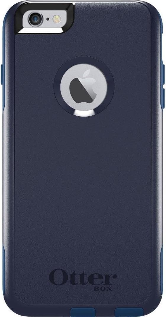 OtterBox Defender Series Case & Holster for Apple iPhone 6 Plus 5.5 inches - Ink Blot Blue (Renewed)