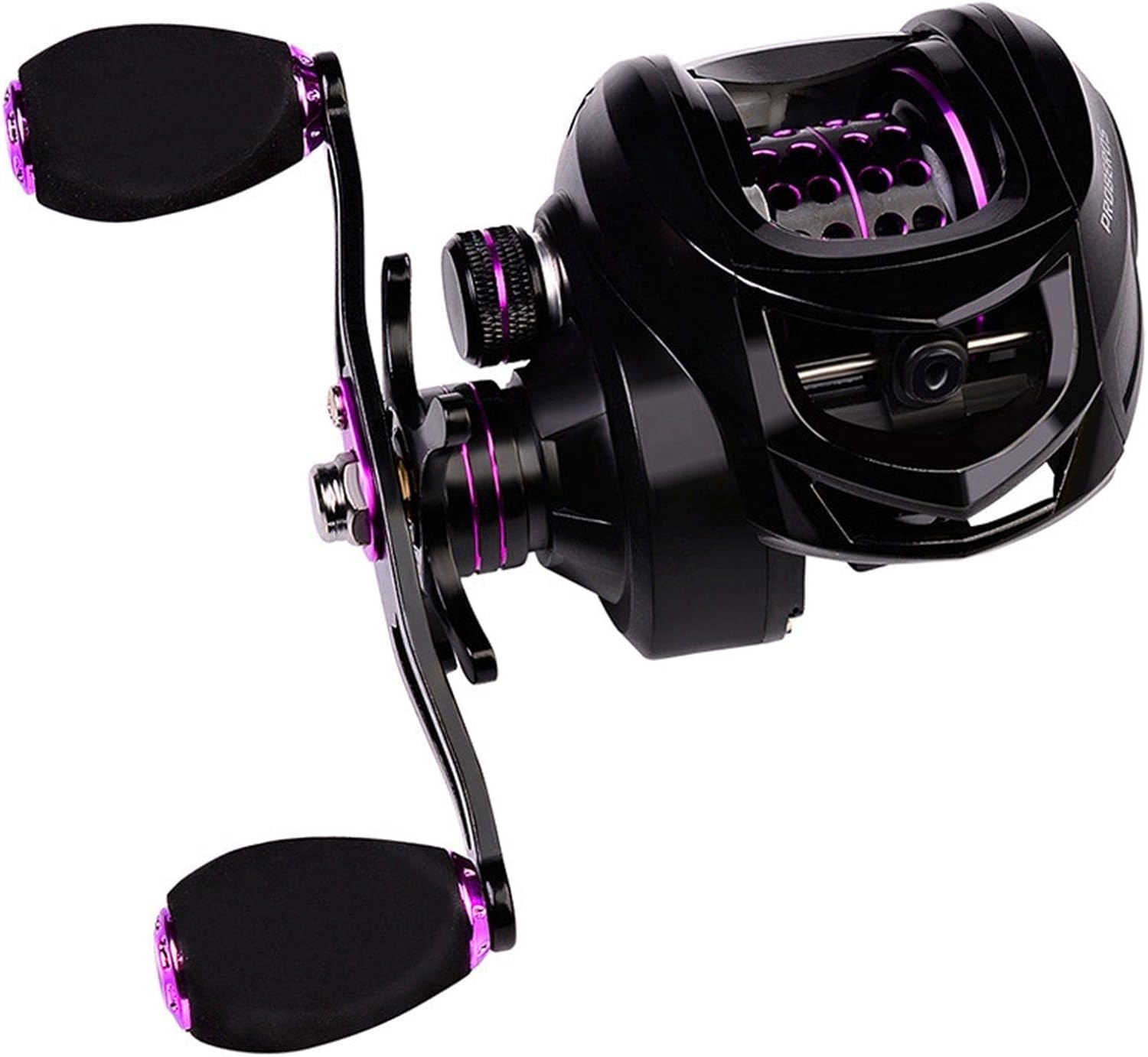 New 7.2:1 Metal Throwing Reel, Left and Right Hand Fishing Reel, Fishing Reel, Sea Fishing Reel, Fishing Accessories ZYHYD (Size : Right Hand)