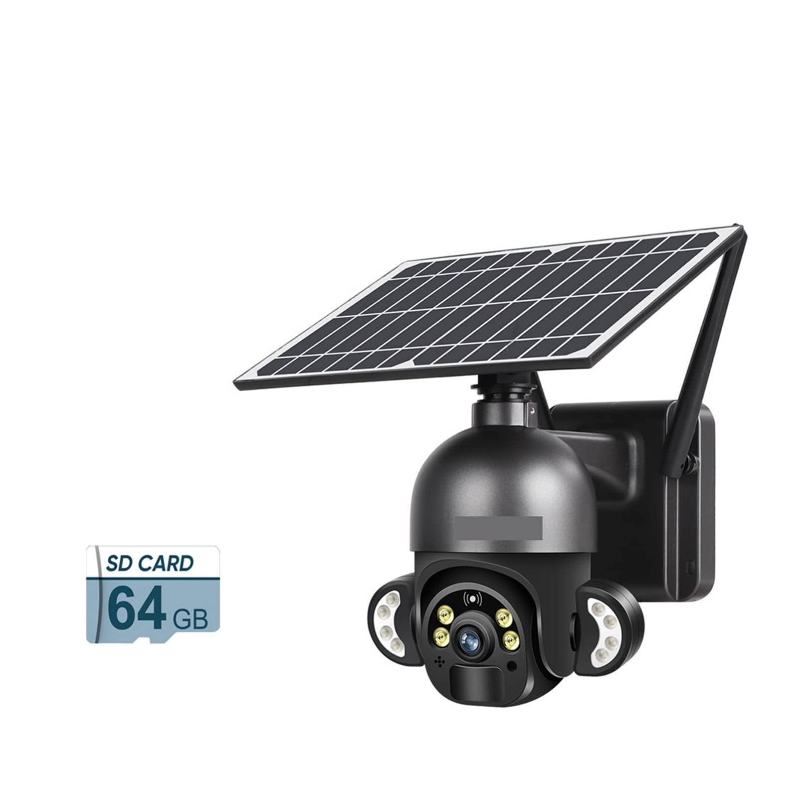 Caméra surveillance WiFi solaire 4MP avec audio bidirectionnel et motorisation extérieure PTZ