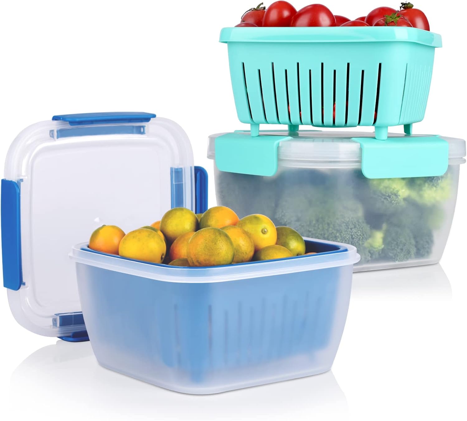 Genteen Berry Containers for Fridge, Fruit Containers for