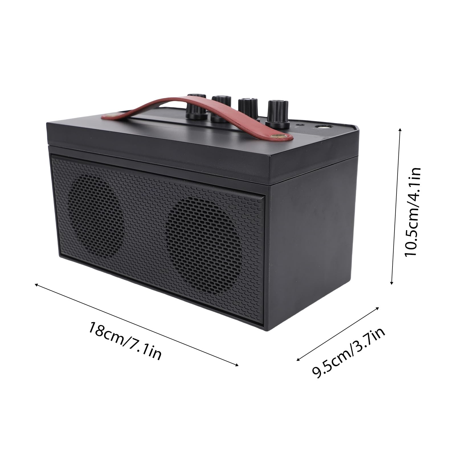 Generic Altavoz de Guitarra Acústica de 30W, Reverb y Distorsión, 5.0 Amplificador de Función de Sonido Transparente Portátil, para Guitarras Eléctricas