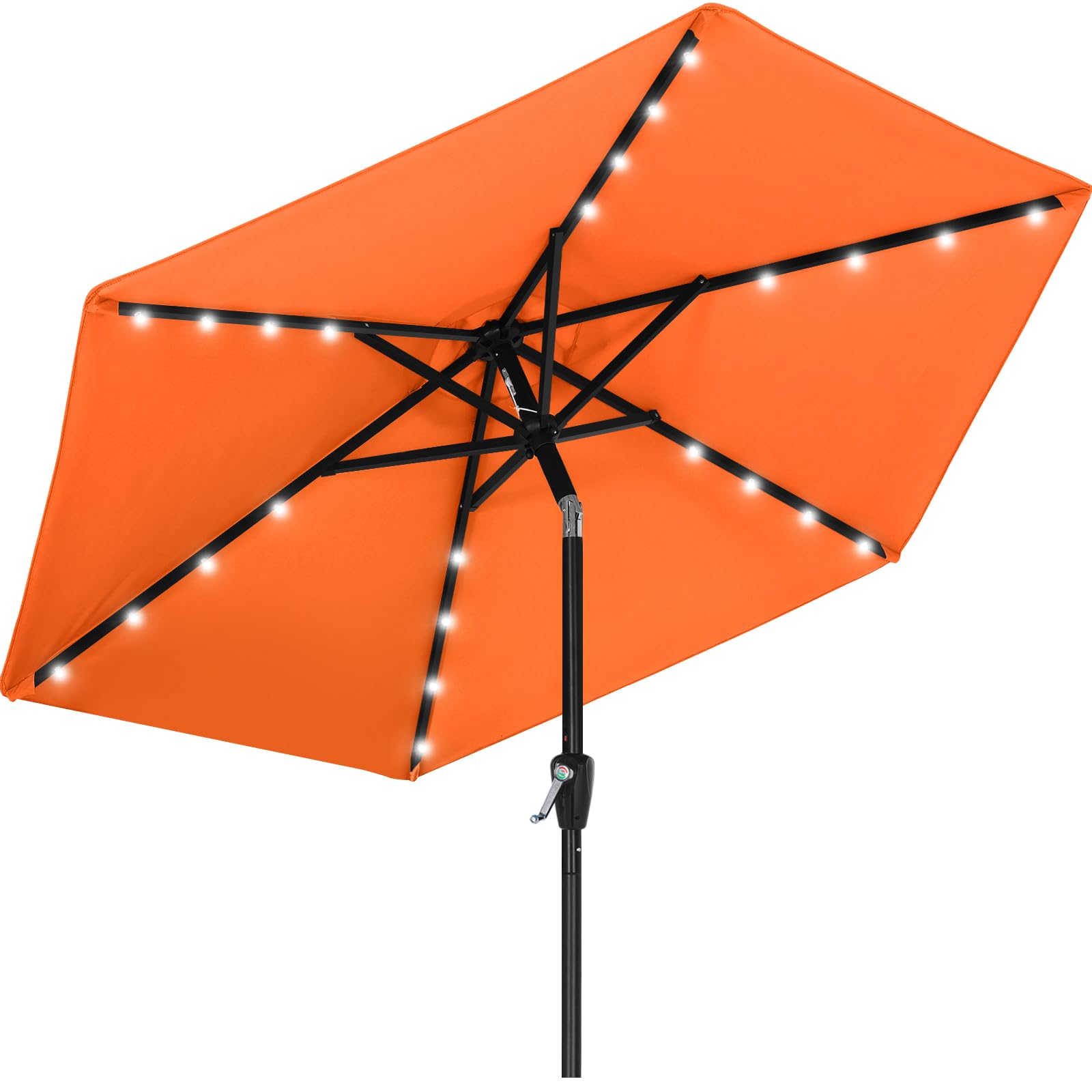 Amazon.com : MASTERCANOPY Patio Umbrella with Solar LED Lights