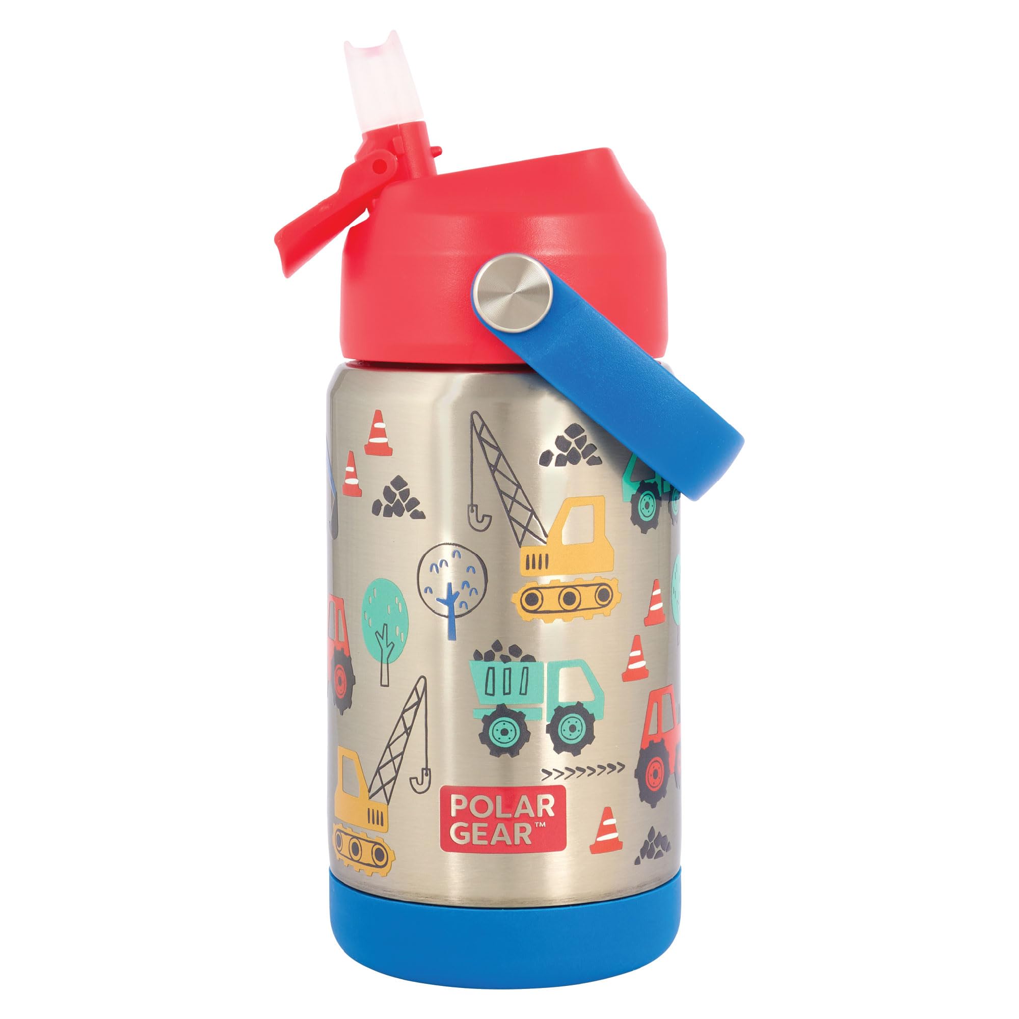 Polar Gear Hydra Cool 370ml Stainless Steel Water Bottle with Flip Straw — image 1