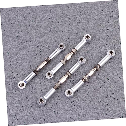 BESPORTBLE 6pcs Short Lever Upgraded Parts Rod Linkage for Turnbuckle Rod Linkage Car Rod Linkage Rod Linkage for Truck Silver miniatura 7