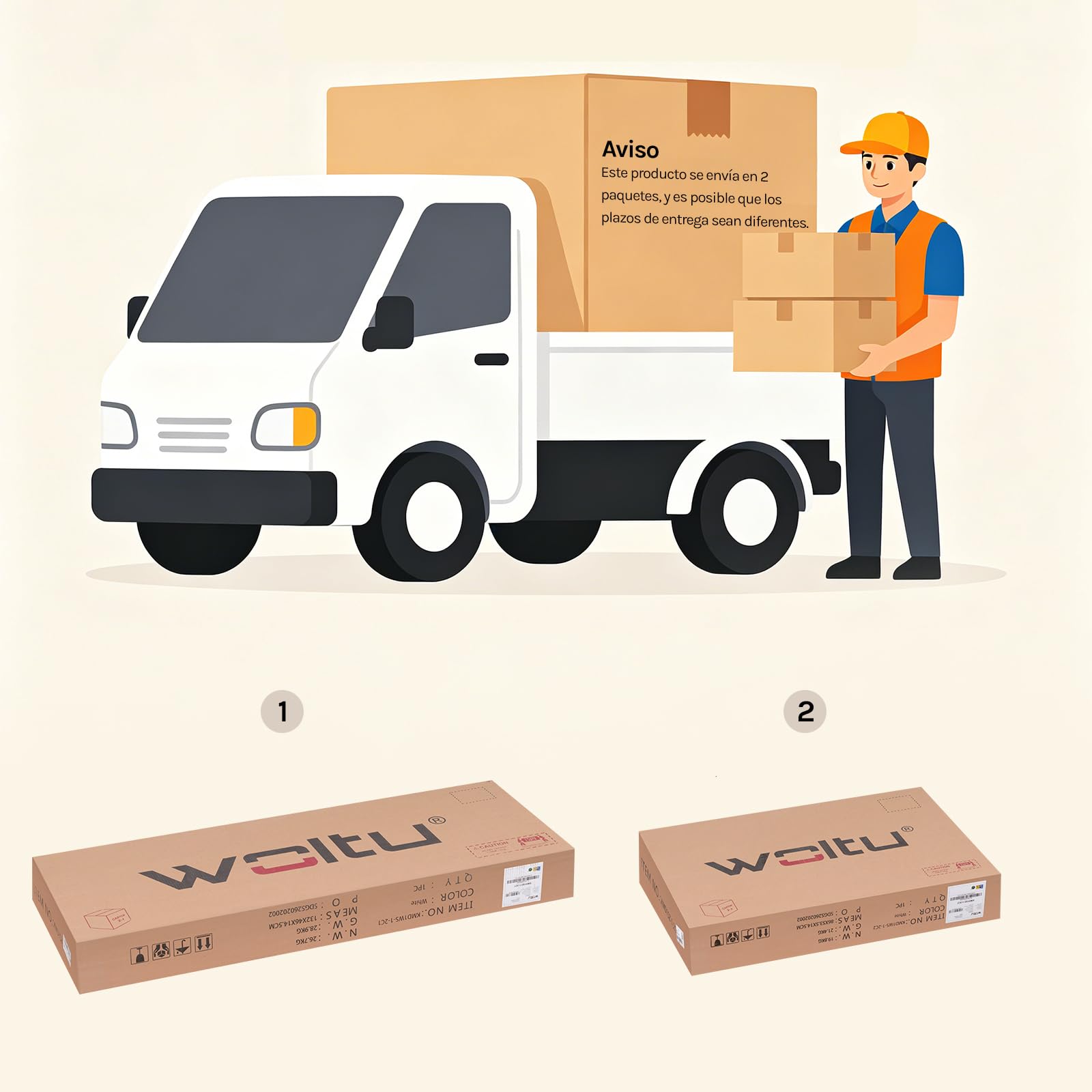 WOLTU Cajonera Cómoda, Cajonera Organizador de Almacenamiento | 6 Cajones y 3 Compartimentos Abiertos, Encimera Grande, para Dormitorio, Salón y Pasillo, 120x40x80 cm, Blanco