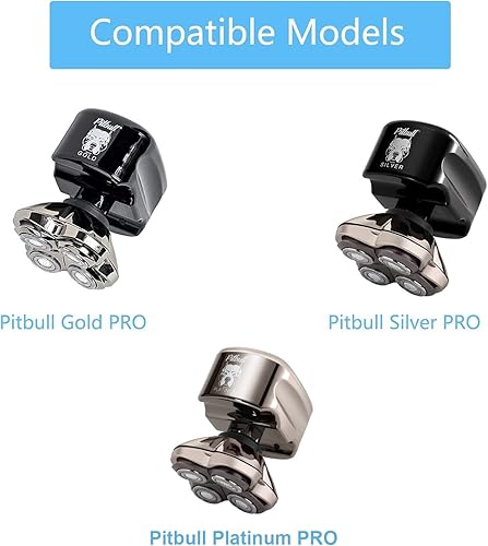 Miniatura 2 de VHBW Cable de alimentación para afeitadora de calaveras, cargador para recortadora Pitbull Gold Pro/Silver Pro/Platinum/Palm Beast, adaptador de