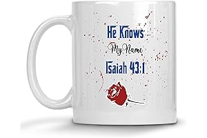 Isaiah 43:1 Gift Design 11 Ounces White Mug for Christian