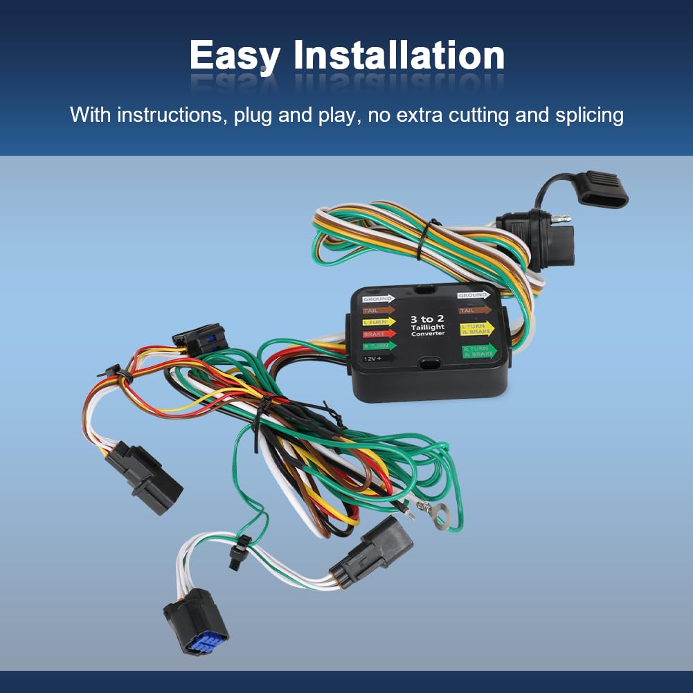 4-Pin Trailer Wiring Harnes for Trailer Light Connect Compatible with 2023-2025 Hyundai Palisade Replacement for 56491