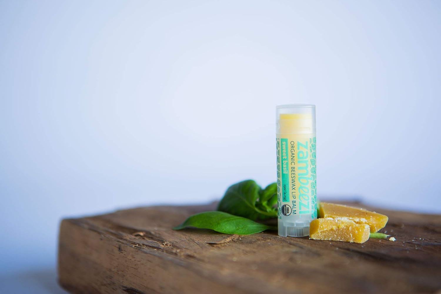 ZAMBEEZI Fair Trade, Organic Beeswax Lip Balm - Variety 6 Pack (Lemongrass, Tangerine, Wild Rose, Sweet Basil, Suncare and Honeybalm) - Ethically Sourced image 5