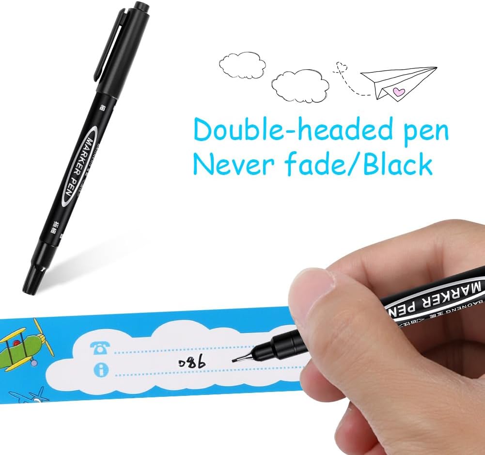 Vicloon 12 Pack Child Safety ID Wristbands for Kids – Reusable Waterproof Identification Contact Bracelet with Non-Fading Pen, Adjustable Anti-Lost Wristband for Toddlers, Boys, Girls image 4