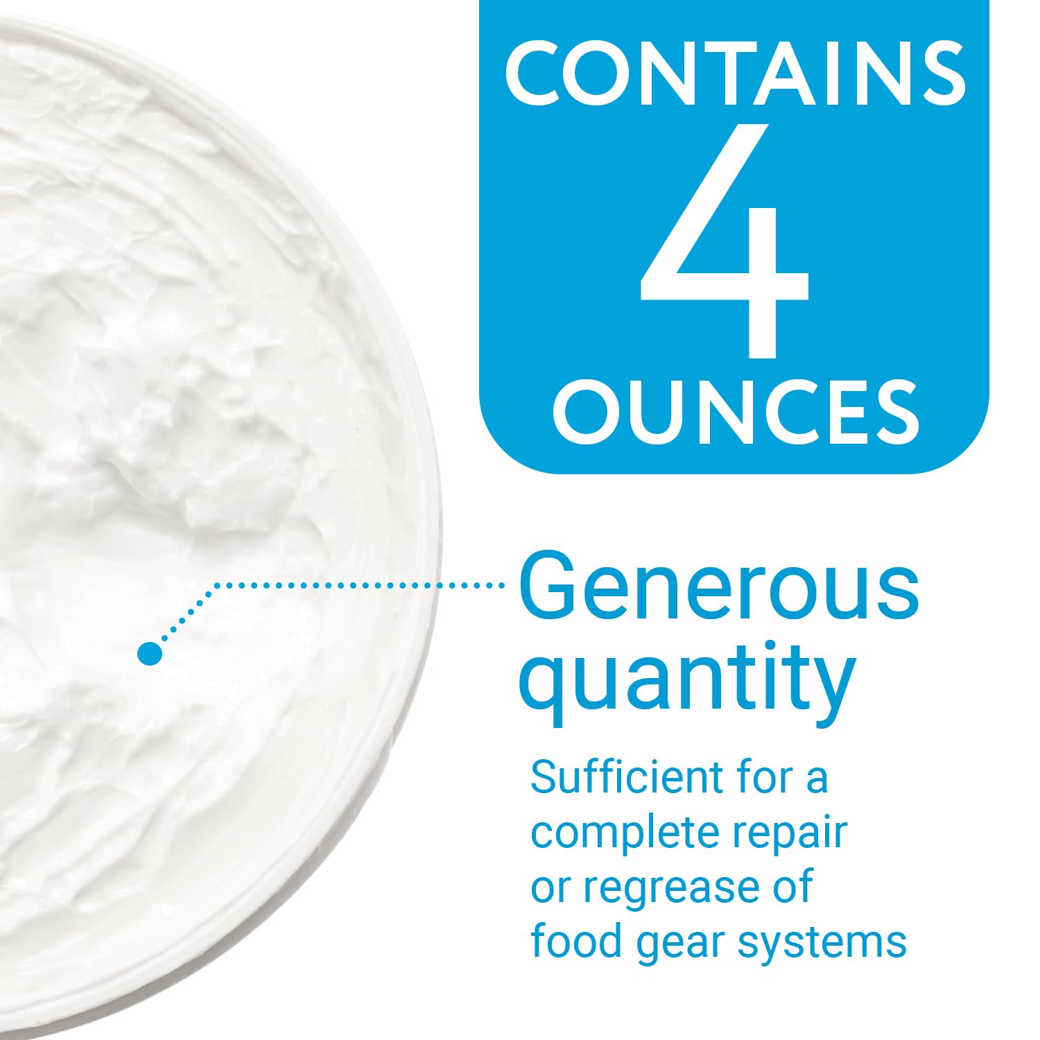 IMPRESA High-Viscosity 4 Oz Food Grade Grease - White Smooth Operation for Stand Mixers & Appliances - Gear Wear Protection & Extended Equipment Life - Food-Safe Formula Made in USA (Pack of 2)