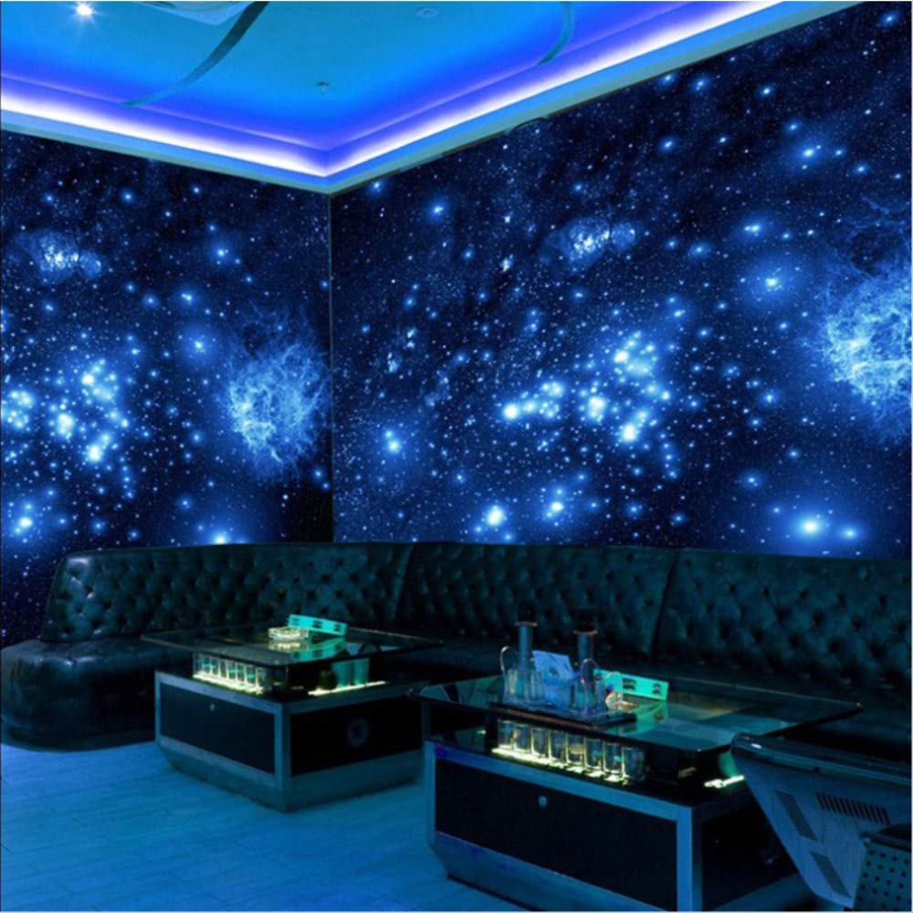 Fresque en étoile stéréo de l'univers 3D sur toile murale premium