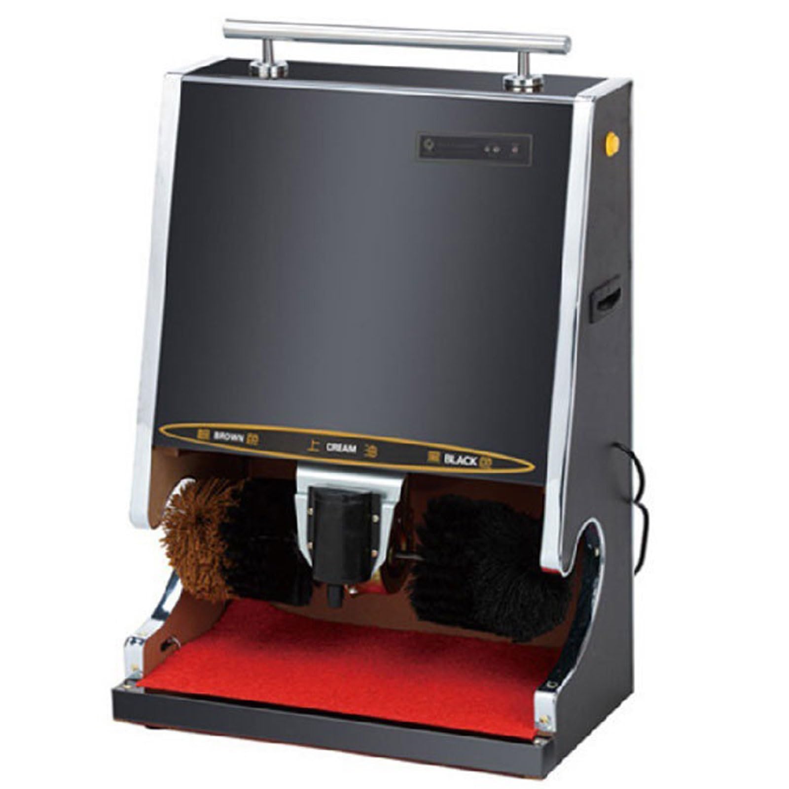 Lucidatrice automatica per scarpe a induzione, lucidatrice per la rimozione della polvere in acciaio inox, per casa, ufficio, hall dell'hotel, uso bancario, kit di pulizia efficiente