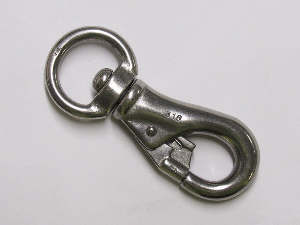 102MM Stainless Steel Swivel Eye Bull Snap Hook