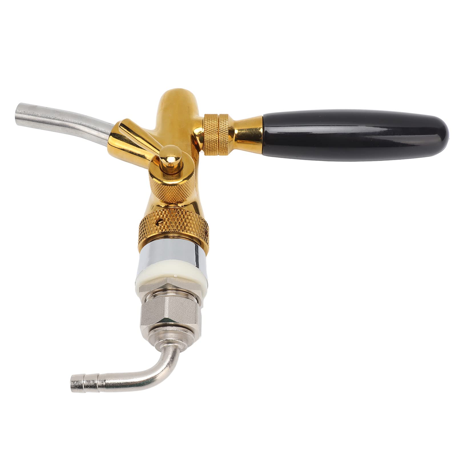 Fdit Grifo de Cerveza de Barril de Acero Inoxidable, Control de Flujo