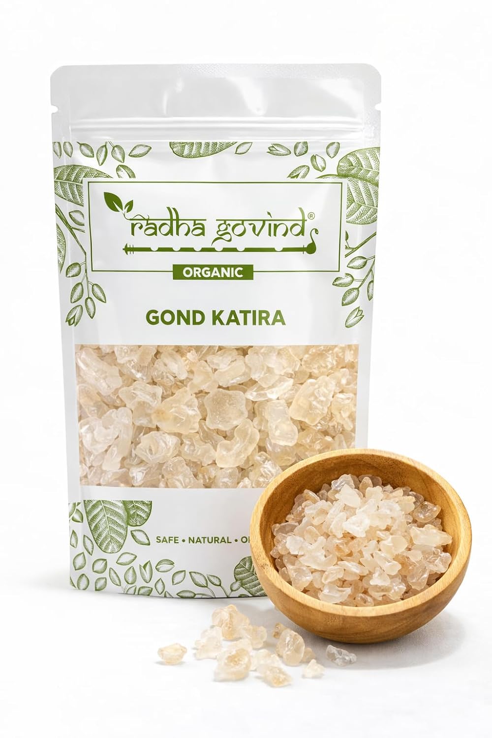 Radha Govind Organic Gond Katira Tragacanth Gum 400g – 100% Natural Ayurvedic Cooling Body Heat Relief & Hydration Ingredient, Digestive Support, Fiber Rich Superfood for Drinks Radha Govind Organic Gond Katira Tragacanth Gum 400g – 100% Natural Ayurvedic Cooling Body Heat Relief & Hydration Ingredient, Digestive Support, Fiber Rich Superfood for Drinks