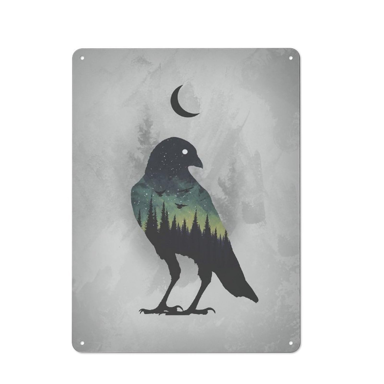 Junmoney Youth Tin Wall Plaque 40X30cm With For Studio Or Craft Room, For Cooler-Season Styling In Studio And Craft Room