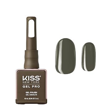 KISS NEW YORK Gel Nail Polish Soak Off UV LED Gel Polish 10mL Nail Art Salon Manicure DIY HEMA Free, TPO Free Pickled Olives