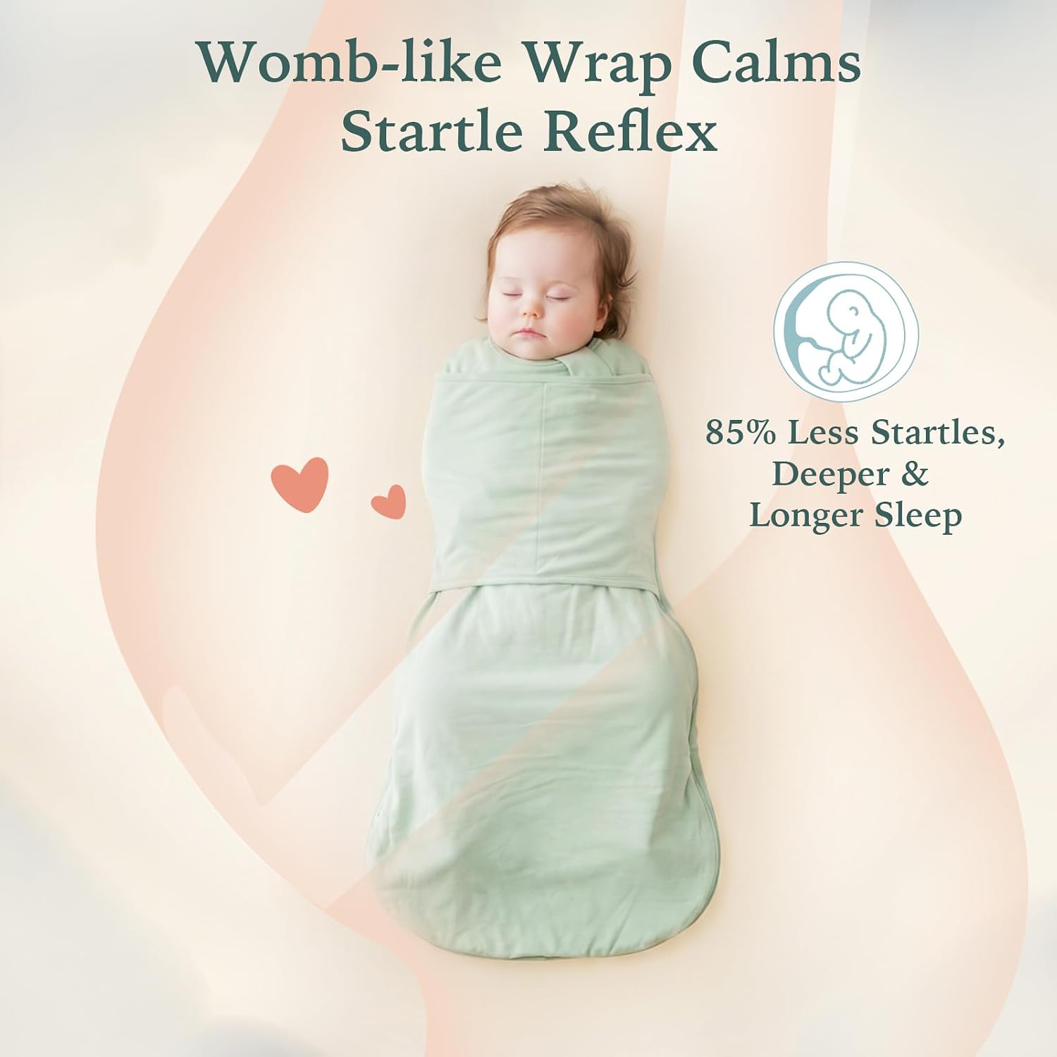 BubblePanda Swaddles for Newborns Rayon Made from Bamboo Sleep Sack 2 Way Zipper Baby Swaddle Silent Velcro Swaddles