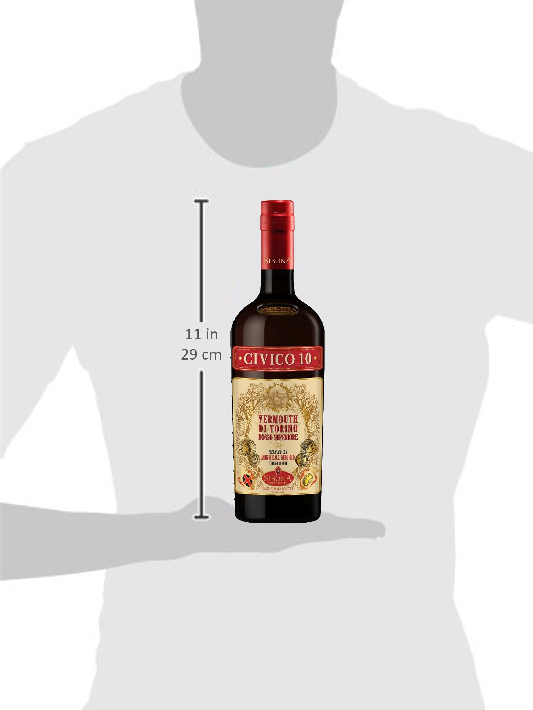 Civico 10 Vermouth Di Torino Rosso Superiore 18% Vol. 0,75l