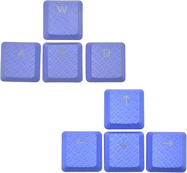 Texture Tactility Backlit Keycaps Replacement Suitable for Logitech G813/G815/G913/G915 TKL RGB Mechanical Gaming Keyboard WASD+Arrow Keys Purple