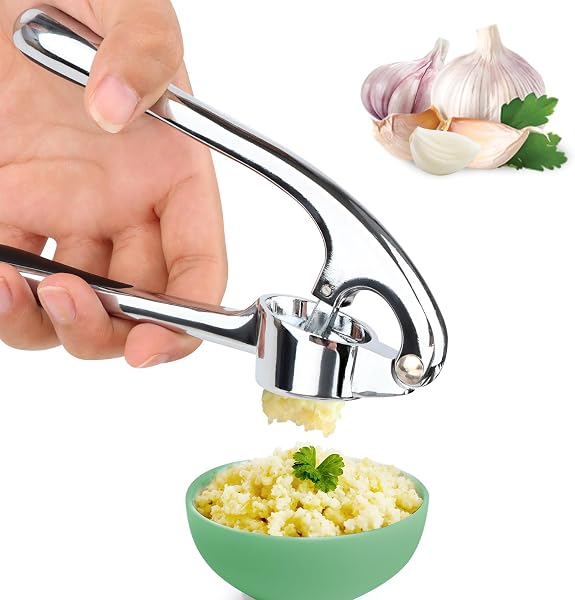 VMUTGA Premium Garlic Press para ajo y jengibre