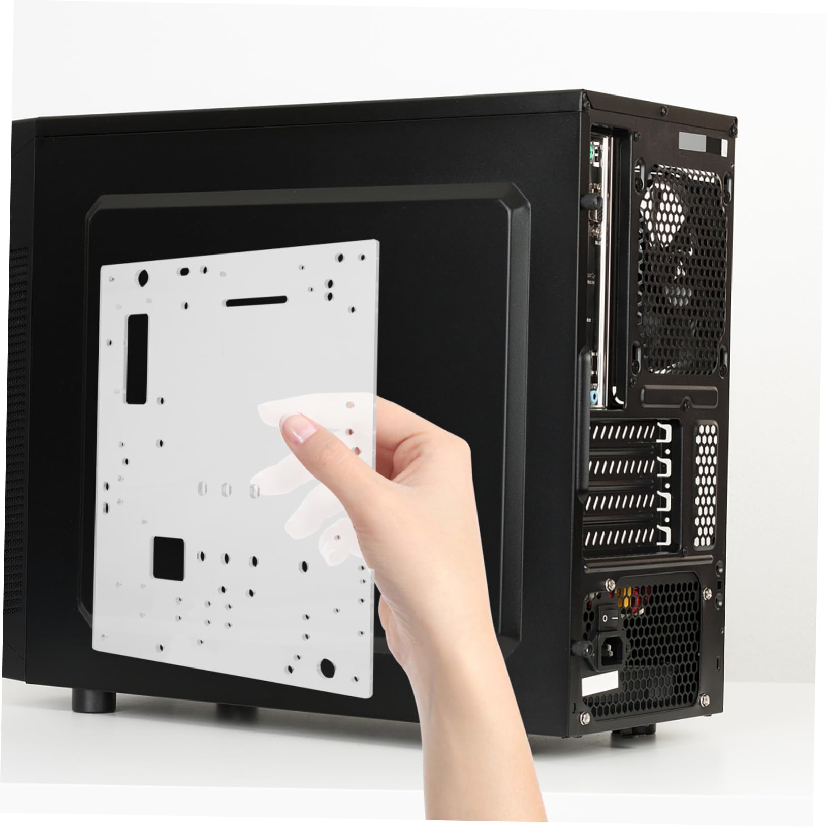 Holibanna 1set Case Pc Per Test e Assemblaggio Per Schede Ottimizzato Per Raffreddamento e Accessibilità
