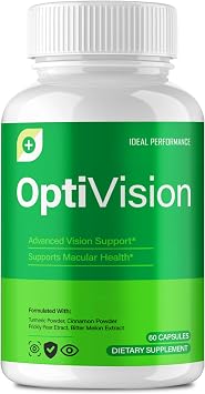 Optivision Capsules, Official Optivision Eye Vitamins Supplement Pills - Maximum Strength, All Natural Visual Wellness & Crystal Clear View, Opti Vision Advanced Eye Support Reviews 60 Capsules