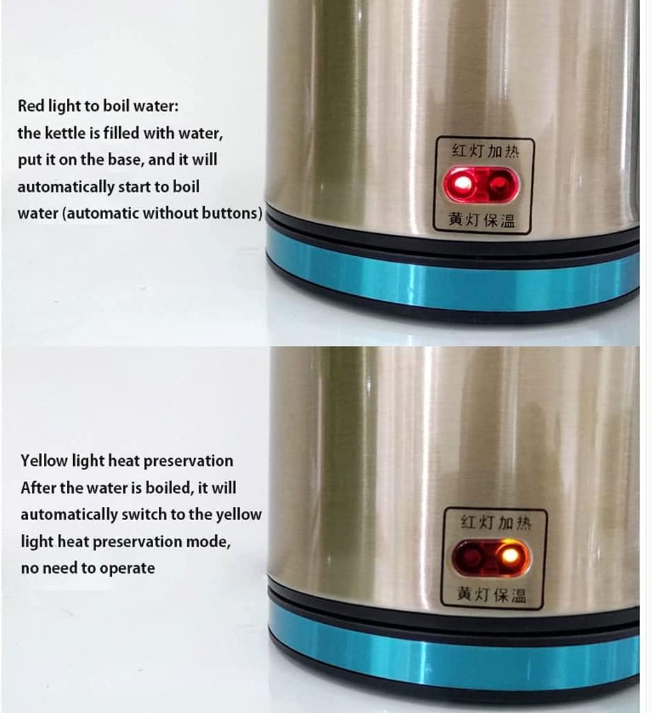 Electric Kettles Electric Kettle Quick Boil Kettle Boiler Double Insulation Function Hot Water Boiler 2l Large Capacity Hot Water Boiler ease of use (Wine Red)