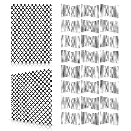 Lot de 50 grilles d'aération en clinker pour façades en brique - 50 joints de ventilation - En plastique - Pour joints de ventilation - Protection contre les guêpes, abeilles, souris - 5,5 x 8 cm