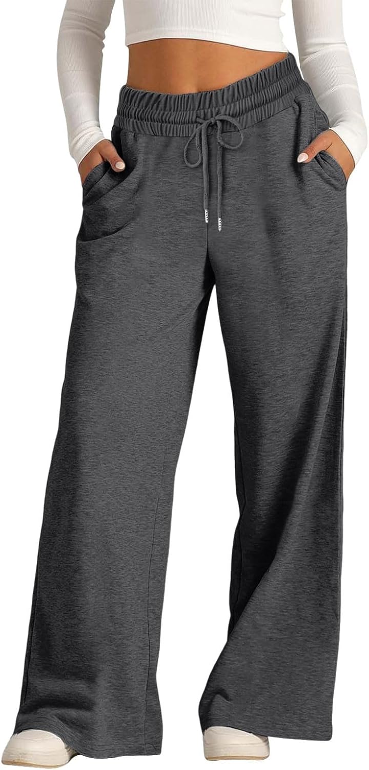 Boys Casual Sweatpants Elastic High Waist Drawstring Cinch Pants Summer Baggy Lightweight Breathable Sports Pants Teen
