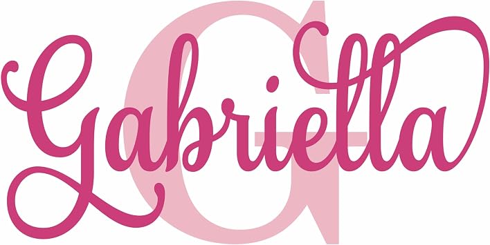 Name Wall Decal Sticker Custom Name Wall Decal Girls Room Boys Room - Personalized Name Wall Decal Nursery Decal - Baby Monogram Vinyl Wall Art