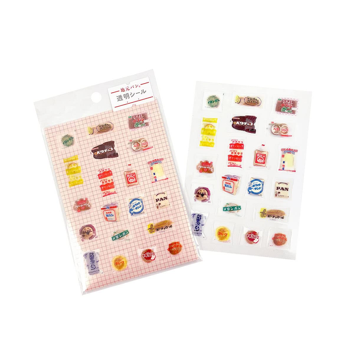 Amazon.co.jp: 地元パン[シールシート]透明シール/地元パン : 文房具