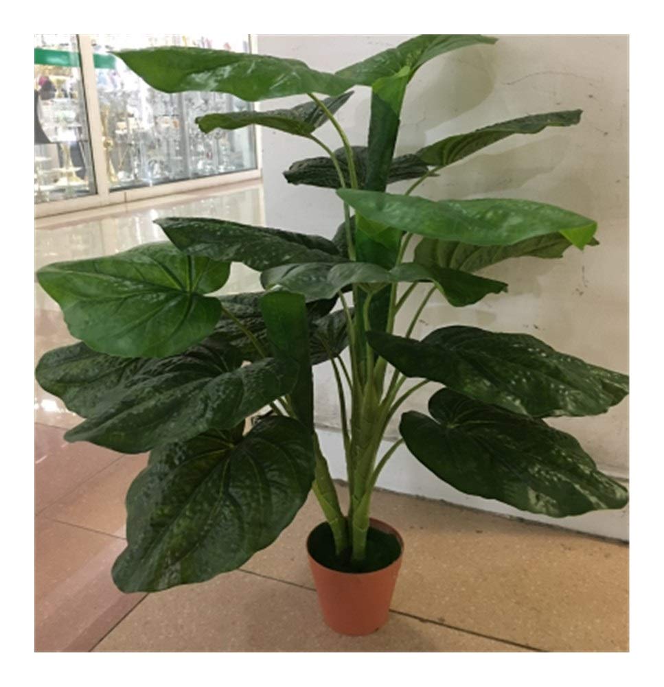 N/EZheXun Artificial Trees 0.8 M Big Pepper Grass Leaf House Plant 20 Leaf Simulation Tree Home Office Decorative Plant (Color : , Size : 80 cm)