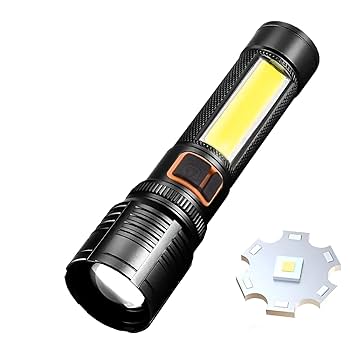 Amazon.co.jp: LED 懐中電灯 【超高輝度5000000ルーメン 超遠