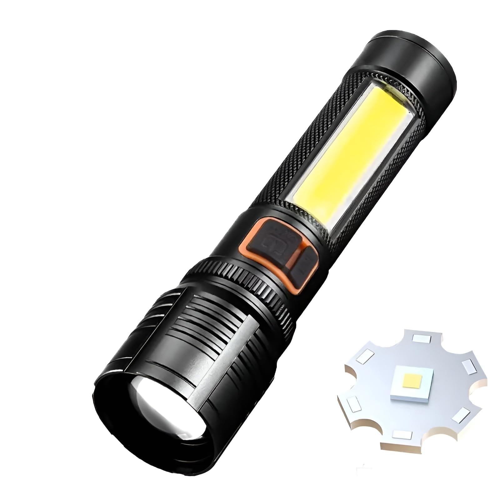 Amazon.co.jp: LED 懐中電灯 【超高輝度5000000ルーメン 超遠距離照射