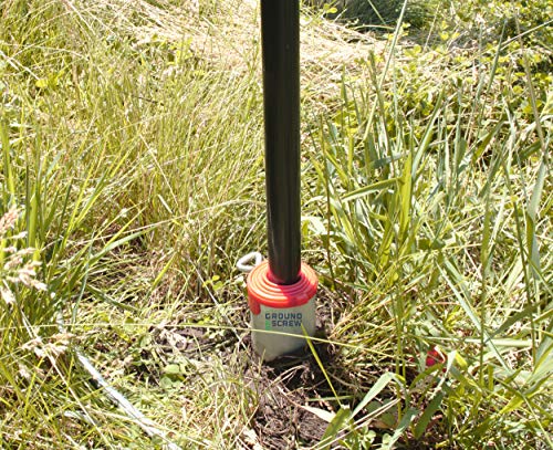 American Ground Screw Model 1 with Cap - Quick and Easy Pole Mounting System