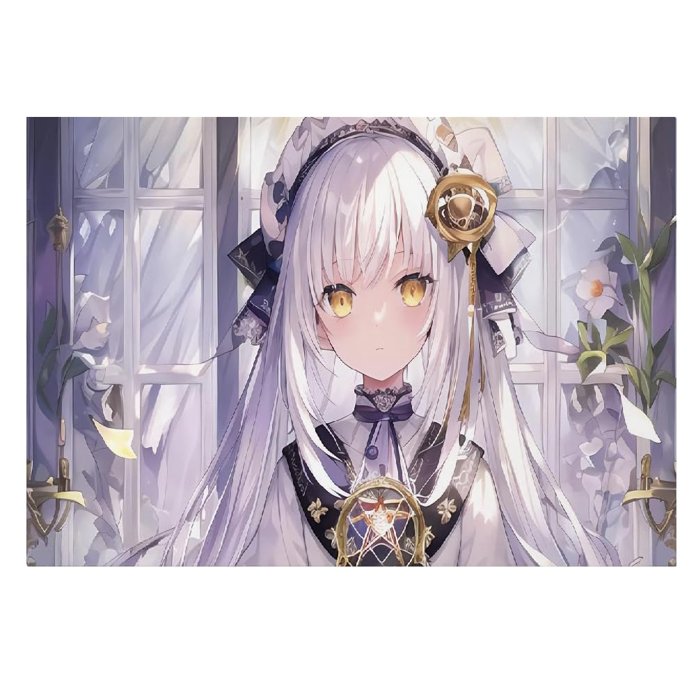 Imágenes decorativas en lienzo de alta calidad con motivos de anime Kawaii de 40x60cm 8