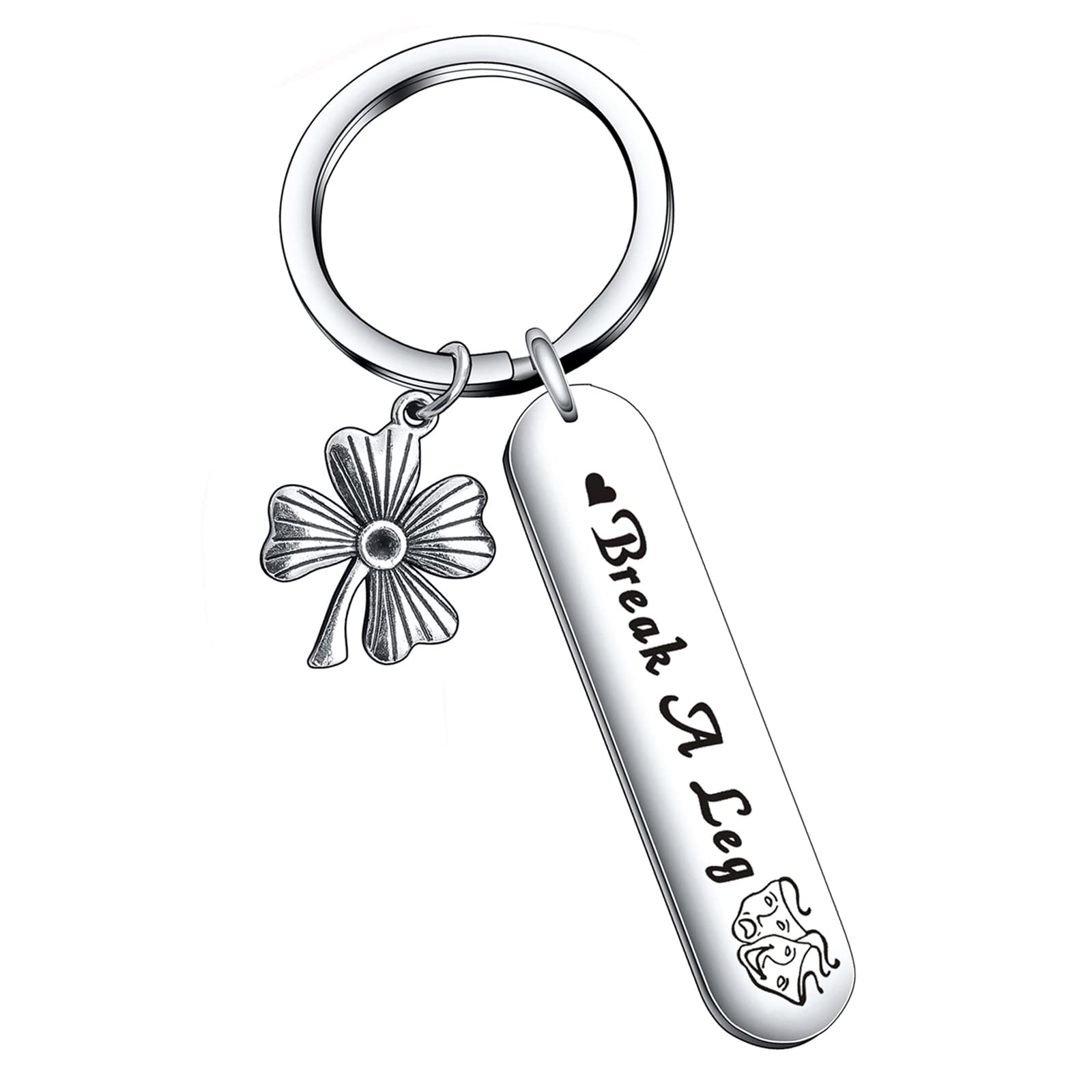 De&aiDrama Mask Keychain Theater Geek Gift Good Luck Gift BFF Gift Spouse Gift Best Friend Keyring