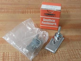 Southco 62-70-11 Polished Chrome Lift and Turn Compression Latch, Adjustable Grip