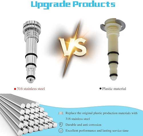 Miniatura 2 de Válvula de liberación manual de inclinación de ajuste de potencia inoxidable para motores fueraborda de 2 y 4 tiempos con inclinación integral y