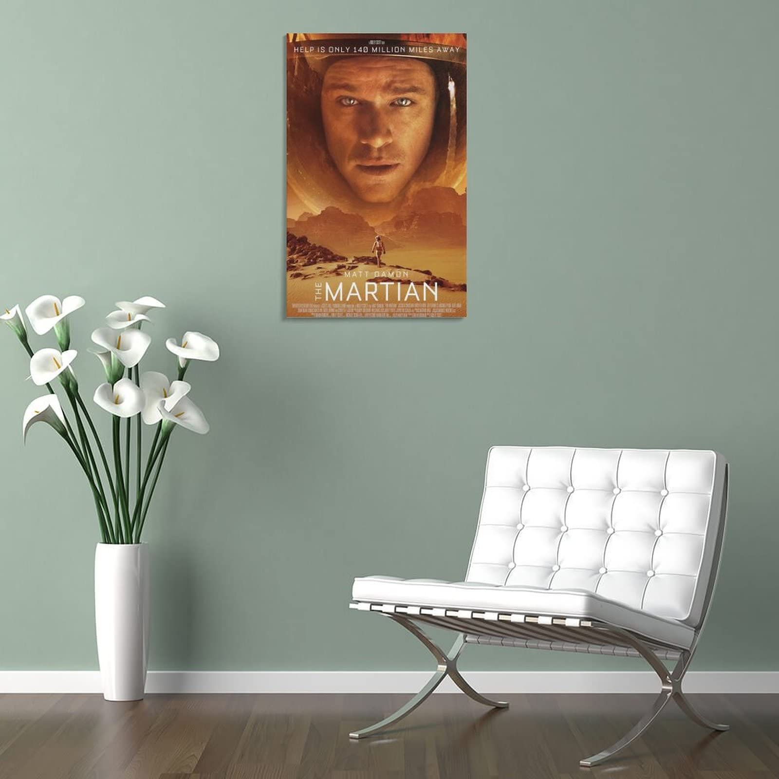 Póster de película de ciencia ficción de The Martian y arte de pared, póster moderno de 60 x 90 cm