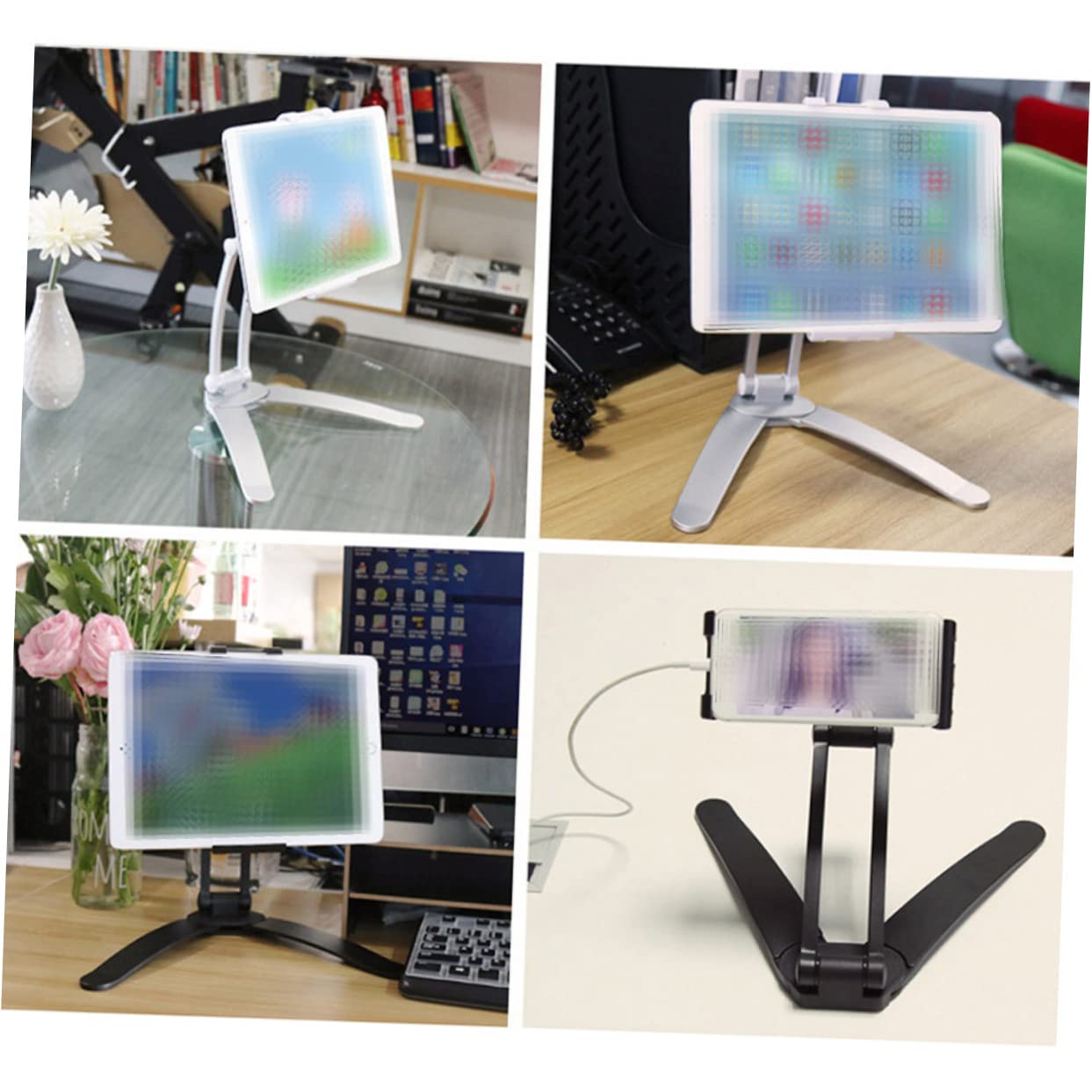 Support De Téléphone/allonge Lit En Alliage Aluminium - Pliable, Compatible Téléphones Et Tablettes