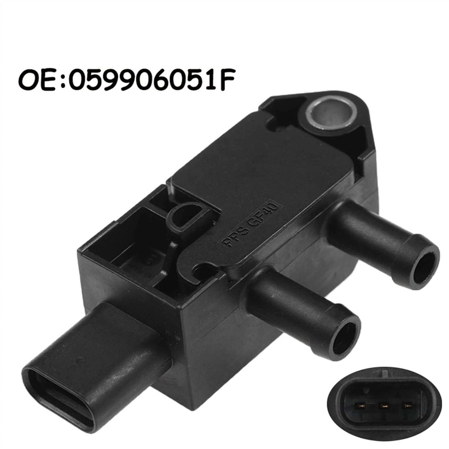 Air Intake Pressure Sensor Manifold Absolute Pressure Sensor 059906051F 81MPP08-01 1Pcs