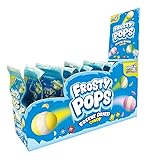 Frosty Pops Freeze Dried Candy 12x80g Display – Gefriergetrocknete Kaubonbons, bunt & knusprig, Halal, Verkaufsdisplay für Kiosk, Candy Bar & Wiederverkauf