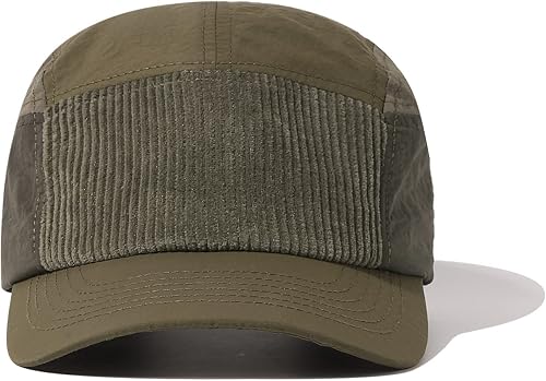 Vista 3 de Croogo Gorra de béisbol multicolor de 5 paneles, impermeable, Snapback, estilo urbano, estilo hip hop