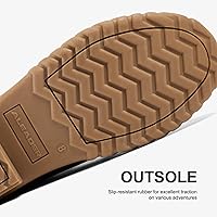 Vista 4 de ALEADER Botas estilo pato, para hombre Carcasa impermeable Botas de nieve con forro de piel